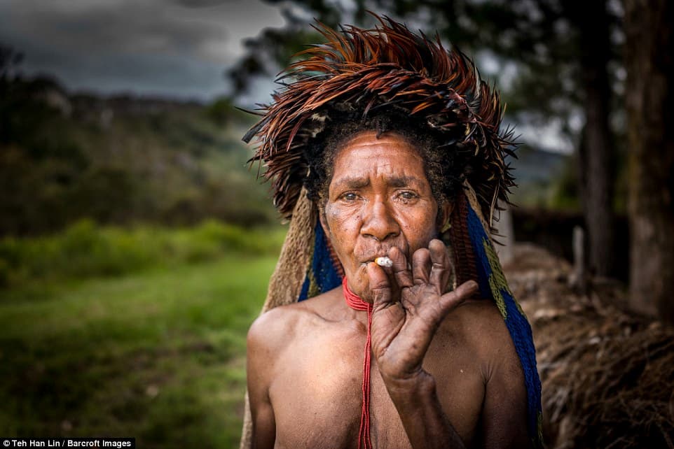 Dani tribe ritual finger amputation (as represented in the graphic)