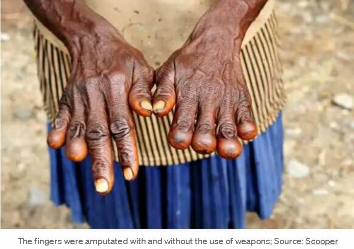 Optional contrast: second Dani tribe ritual image