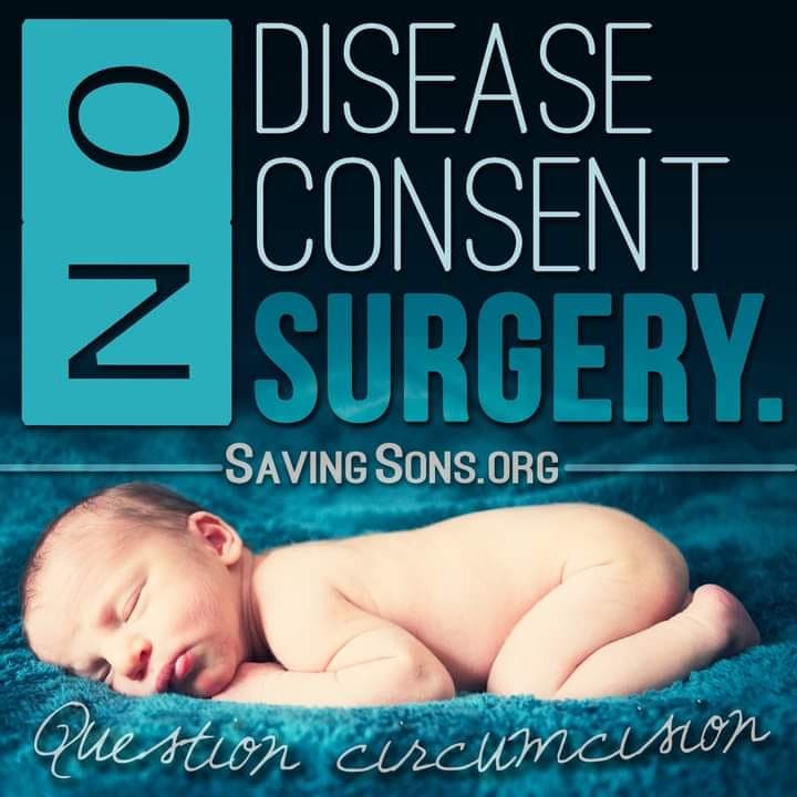 Medical ethics poster: 'No Diagnosis. No Consent. Surgery.'